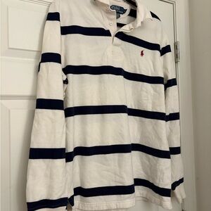 Polo Ralph Lauren Striped Rugby Shirt Vintage